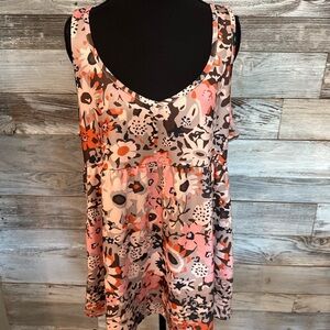 NWT Vibrant Floral Tank Top - Multicolor
